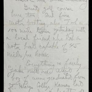 a page of handwritten text
