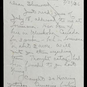 a page of handwritten text