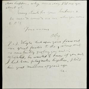 a page of handwritten text