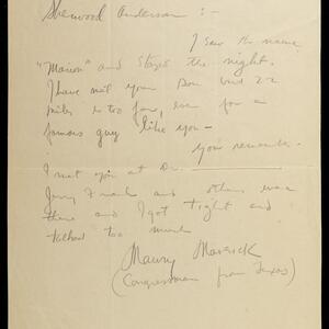 a page of handwritten text