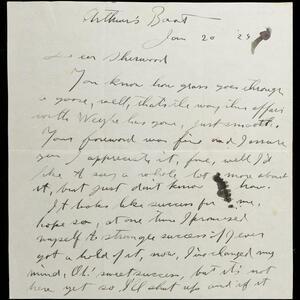 a page of handwritten text