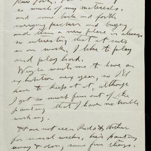 a page of handwritten text