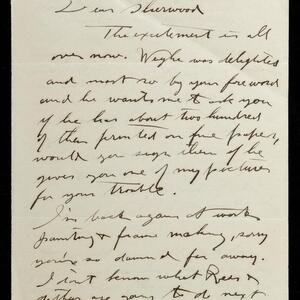 a page of handwritten text