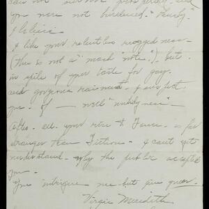 a page of handwritten text