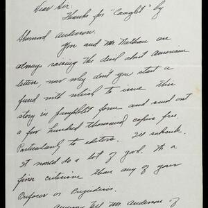 a page of handwritten text