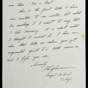 a page of handwritten text
