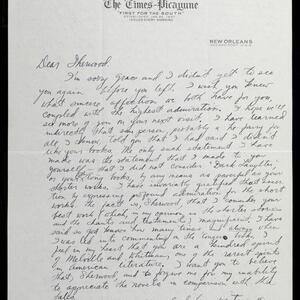 a page of handwritten text