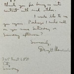 a page of handwritten text