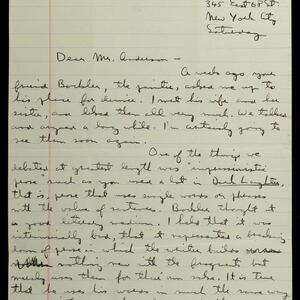 a page of handwritten text