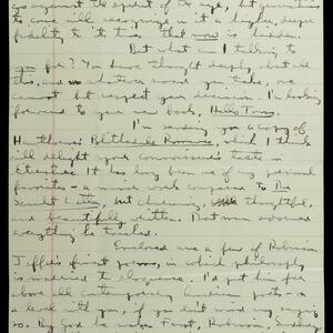 a page of handwritten text