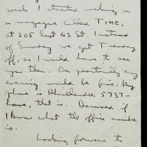 a page of handwritten text