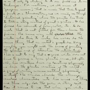a page of handwritten text