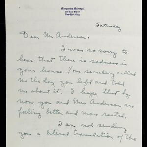 a page of handwritten text