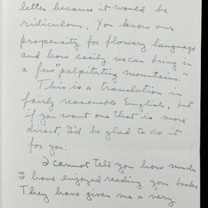 a page of handwritten text