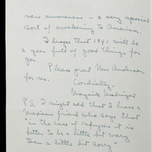 a page of handwritten text