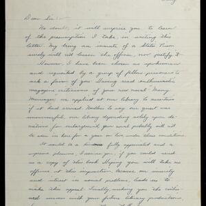 a page of handwritten text
