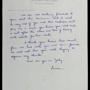 a page of handwritten text