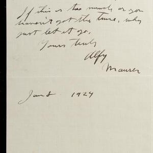 a page of handwritten text