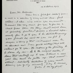 a page of handwritten text