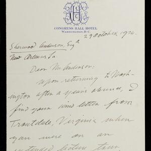 a page of handwritten text
