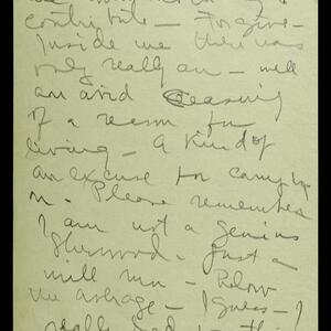 a page of handwritten text