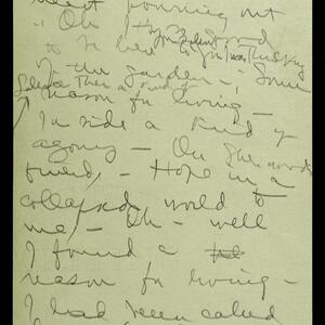 a page of handwritten text