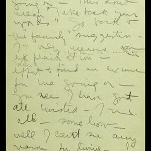 a page of handwritten text