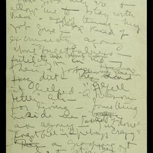 a page of handwritten text