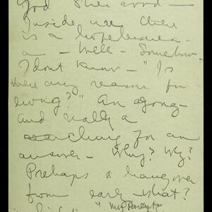 a page of handwritten text