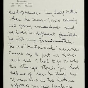 a page of handwritten text