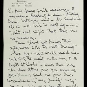 a page of handwritten text