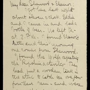 a page of handwritten text