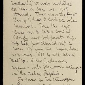 a page of handwritten text