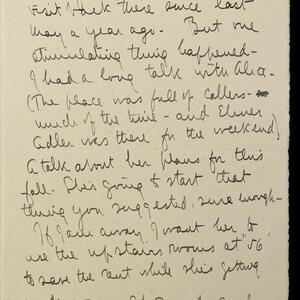 a page of handwritten text