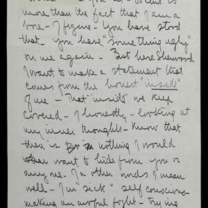 a page of handwritten text