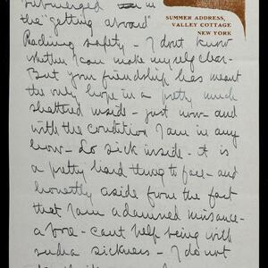 a page of handwritten text