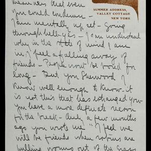 a page of handwritten text