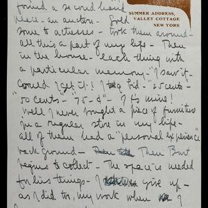 a page of handwritten text