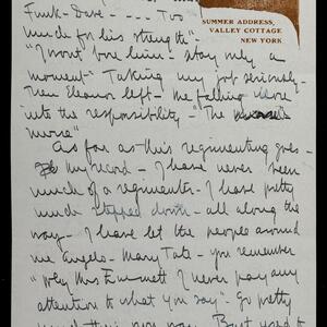 a page of handwritten text