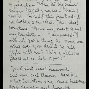 a page of handwritten text