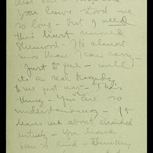 a page of handwritten text