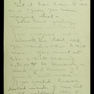 a page of handwritten text