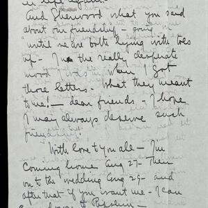 a page of handwritten text