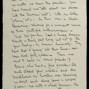 a page of handwritten text