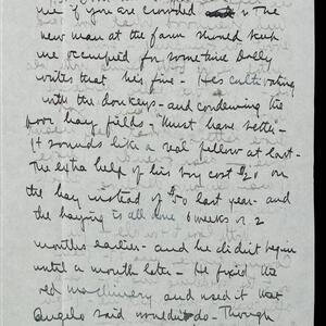 a page of handwritten text