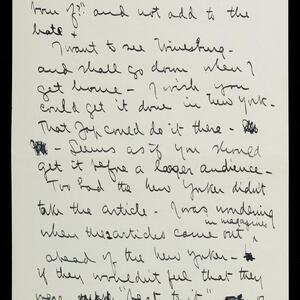 a page of handwritten text