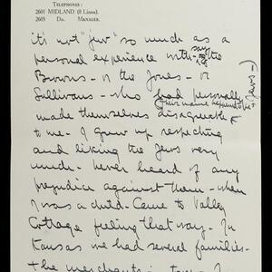 a page of handwritten text