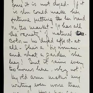 a page of handwritten text