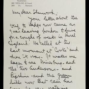 a page of handwritten text