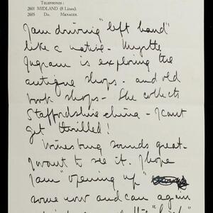 a page of handwritten text